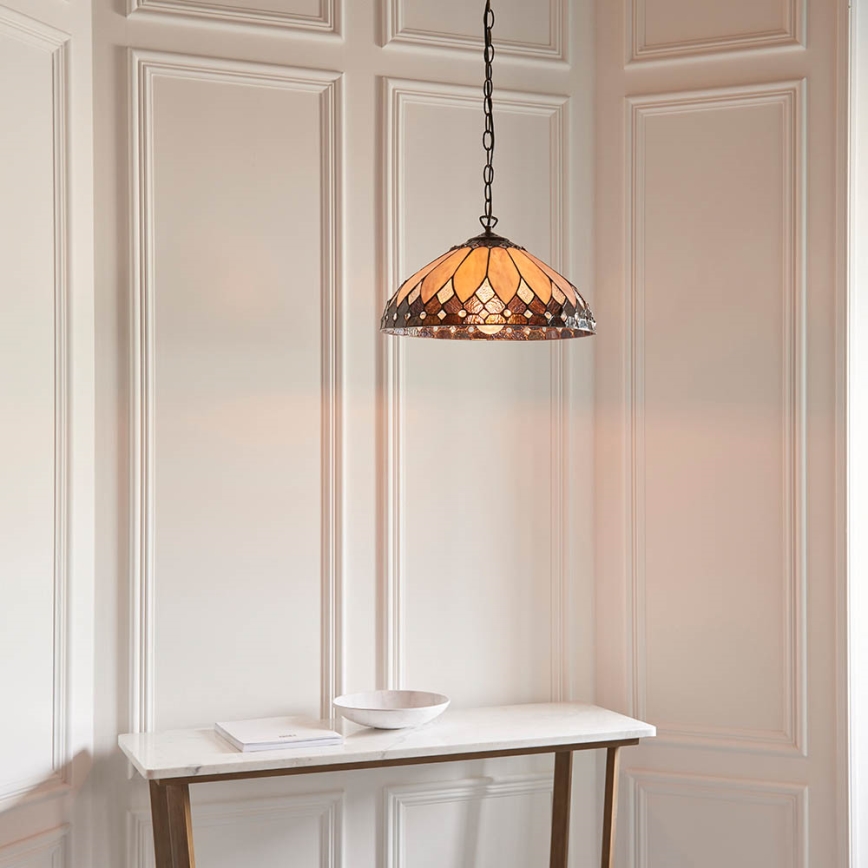 Endon 63977 - Ljuskrona på kedja BROOKLYN 1xE27/60W/230V diameter 40 cm