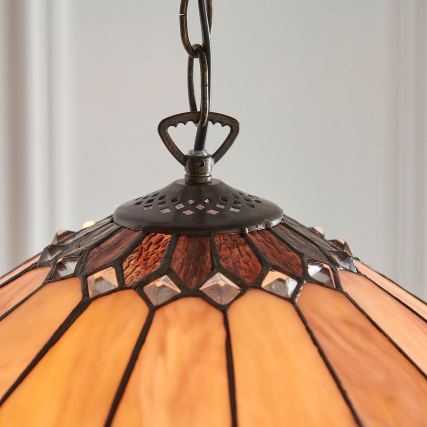 Endon 63977 - Ljuskrona på kedja BROOKLYN 1xE27/60W/230V diameter 40 cm