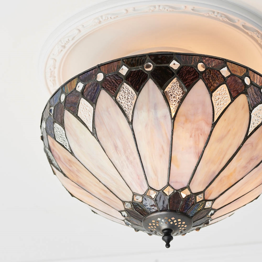 Endon 63978 - Ytmonterad ljuskrona BROOKLYN 3xE27/60W/230V diameter 40 cm