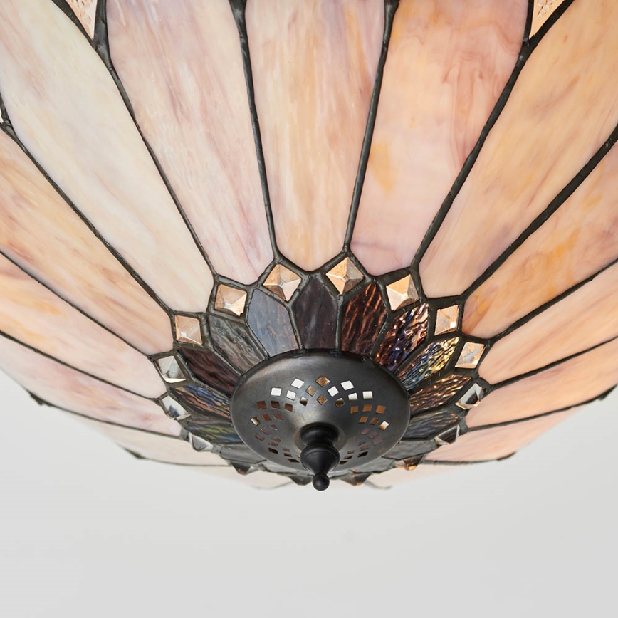 Endon 63978 - Ytmonterad ljuskrona BROOKLYN 3xE27/60W/230V diameter 40 cm