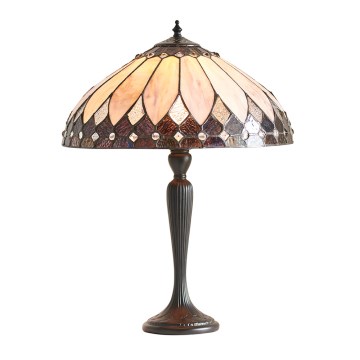 Endon 63982 - Bordslampa BROOKLYN 1xE27/60W/230V Ø 40 cm