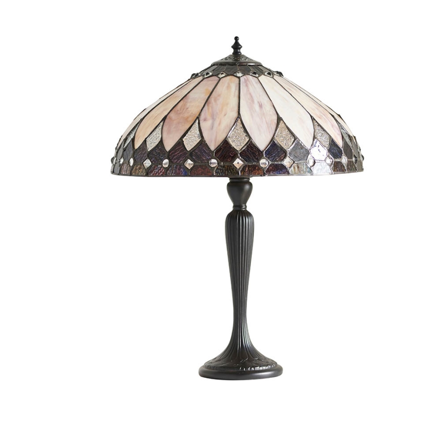 Endon 63982 - Bordslampa BROOKLYN 1xE27/60W/230V Ø 40 cm