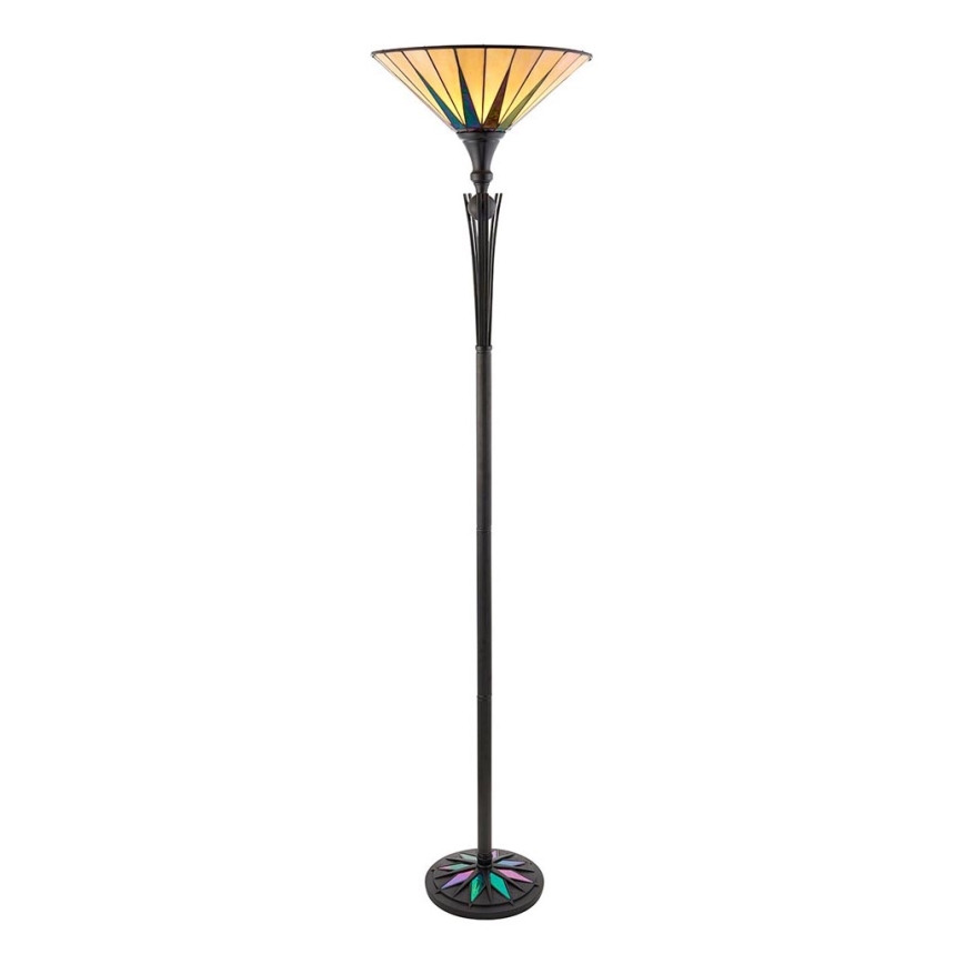 Endon 64042 - Golvlampa DARK STAR 1xE27/60W/230V diameter 42 cm