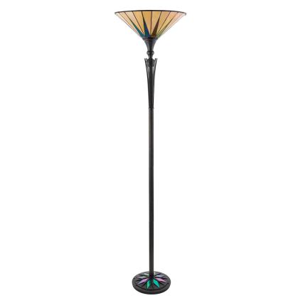 Endon 64042 - Golvlampa DARK STAR 1xE27/60W/230V diameter 42 cm