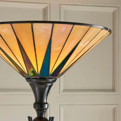 Endon 64042 - Golvlampa DARK STAR 1xE27/60W/230V diameter 42 cm