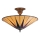 Endon 64043 - Ytmonterad ljuskrona DARK STAR 3xE27/60W/230V diameter 49 cm
