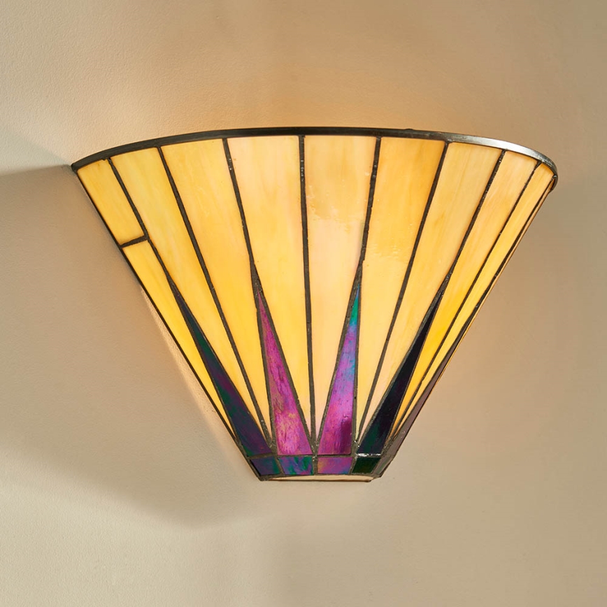 Endon 64046 - Vägglampa DARK STAR 1xE14/40W/230V