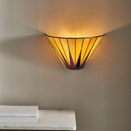 Endon 64046 - Vägglampa DARK STAR 1xE14/40W/230V