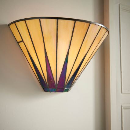 Endon 64046 - Vägglampa DARK STAR 1xE14/40W/230V