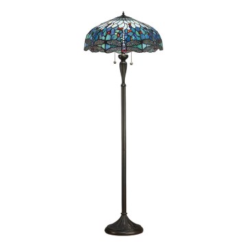Endon 64069 - Golvlampa TROLLSLÄNDA 2xE27/60W/230V diameter 50 cm