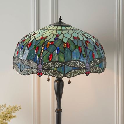 Endon 64069 - Golvlampa TROLLSLÄNDA 2xE27/60W/230V diameter 50 cm