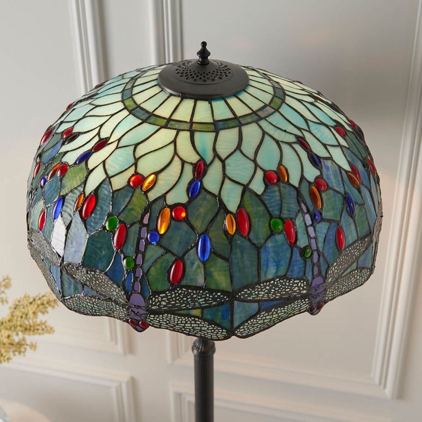 Endon 64069 - Golvlampa TROLLSLÄNDA 2xE27/60W/230V diameter 50 cm