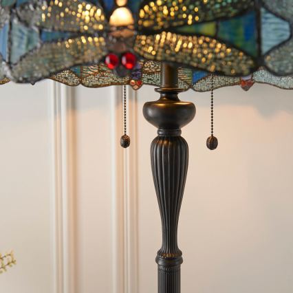 Endon 64069 - Golvlampa TROLLSLÄNDA 2xE27/60W/230V diameter 50 cm