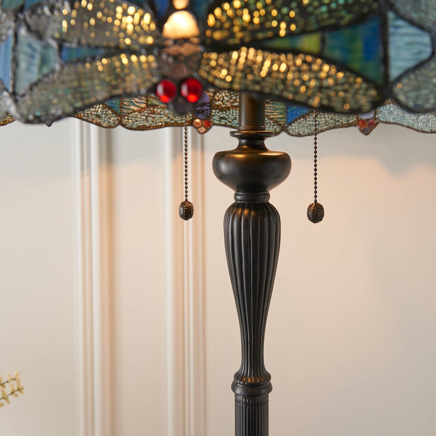 Endon 64069 - Golvlampa TROLLSLÄNDA 2xE27/60W/230V diameter 50 cm