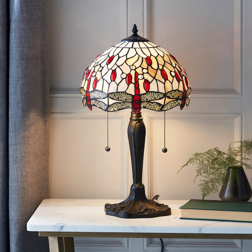Endon 64086 - Bordslampa TROLLSLÄNDA 2xE27/60W/230V diameter 30 cm