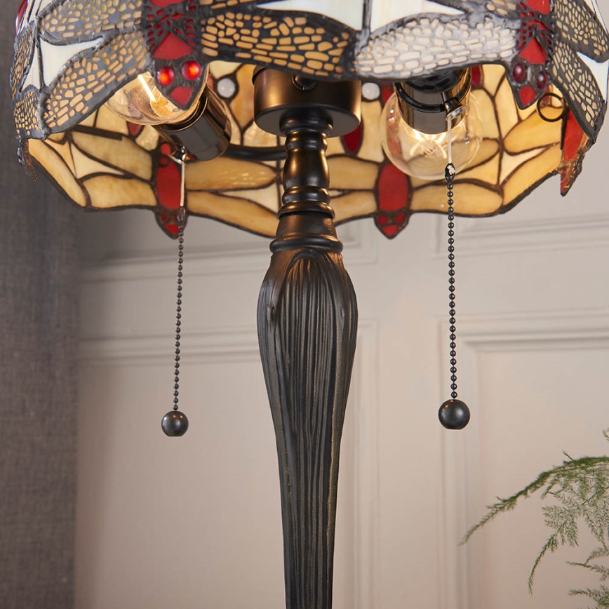 Endon 64086 - Bordslampa TROLLSLÄNDA 2xE27/60W/230V diameter 30 cm