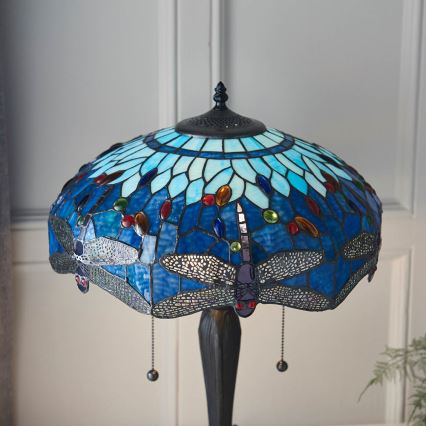 Endon 64089 - Bordslampa TROLLSLÄNDA 2xE27/60W/230V diameter 41 cm