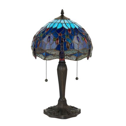 Endon 64090 - Bordslampa DRAGONFLY 2xE27/60W/230V Ø 30 cm