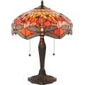Endon 64093 - Bordslampa DRAGONFLY 2xE27/60W/230V Ø 41 cm