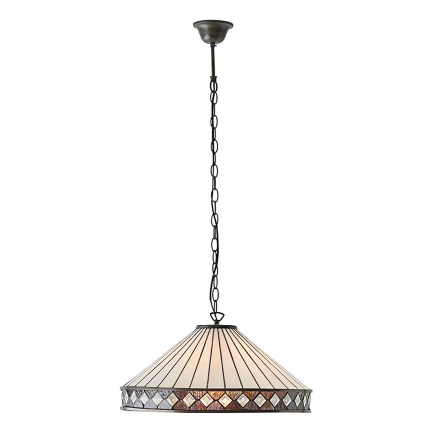 Endon 64147 - Ljuskrona på kedja FARGO 1xE27/60W/230V diameter 50 cm