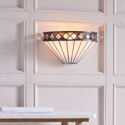 Endon 64149 - Vägglampa Tiffany FARGO 1xE14/40W/230V
