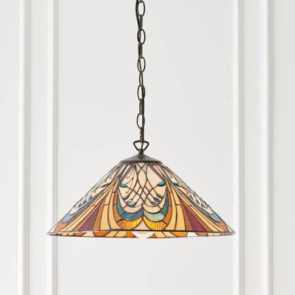 Endon 64162 - Ljuskrona på kedja HECTOR 1xE27/60W/230V diameter 40 cm
