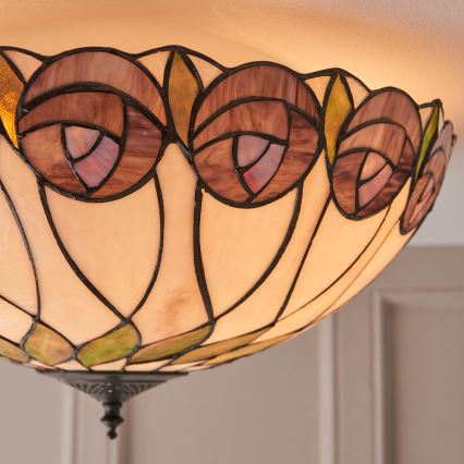 Endon 64173 - Taklampa HUTCHINSON 2xE27/60W/230V diameter 50 cm