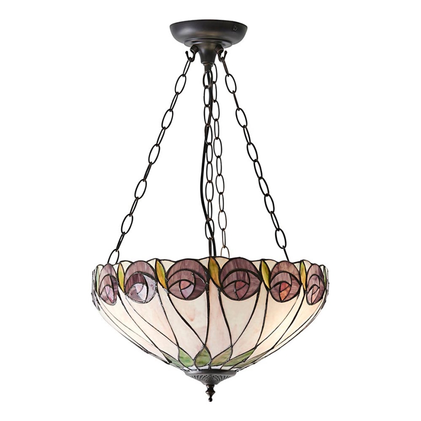 Endon 64175 - Ljuskrona på kedja HUTCHINSON 3xE27/60W/230V diameter 40 cm
