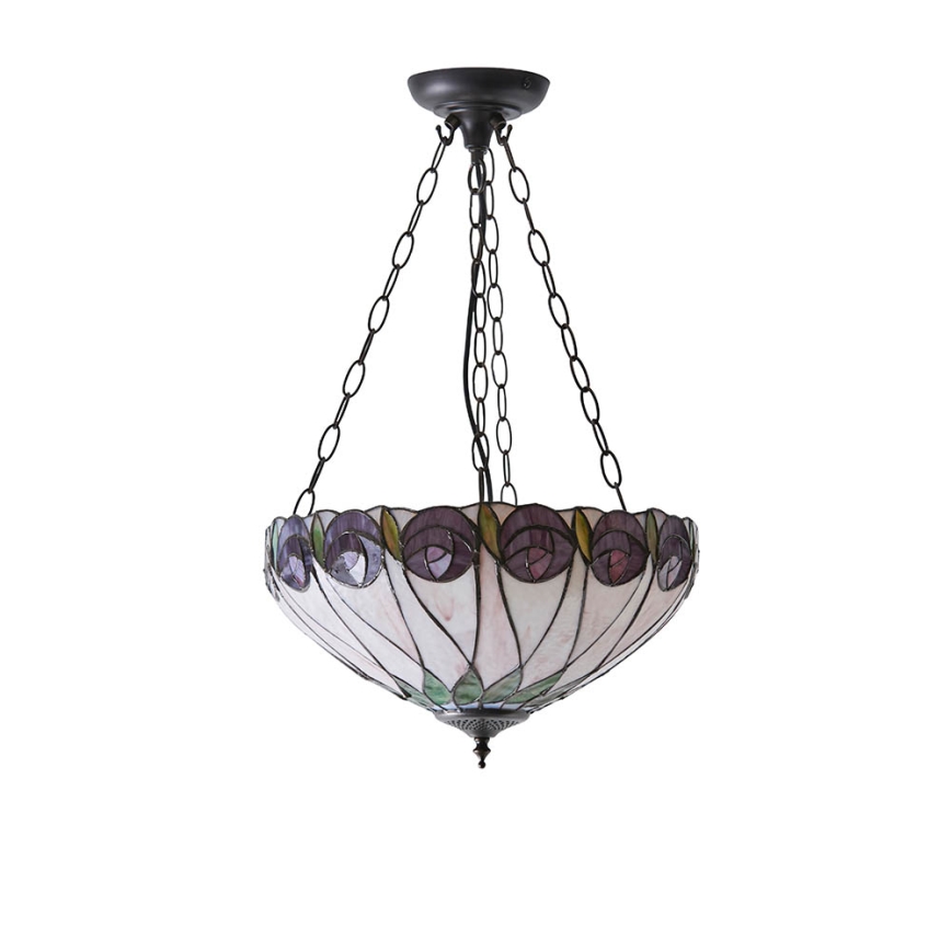 Endon 64175 - Ljuskrona på kedja HUTCHINSON 3xE27/60W/230V diameter 40 cm