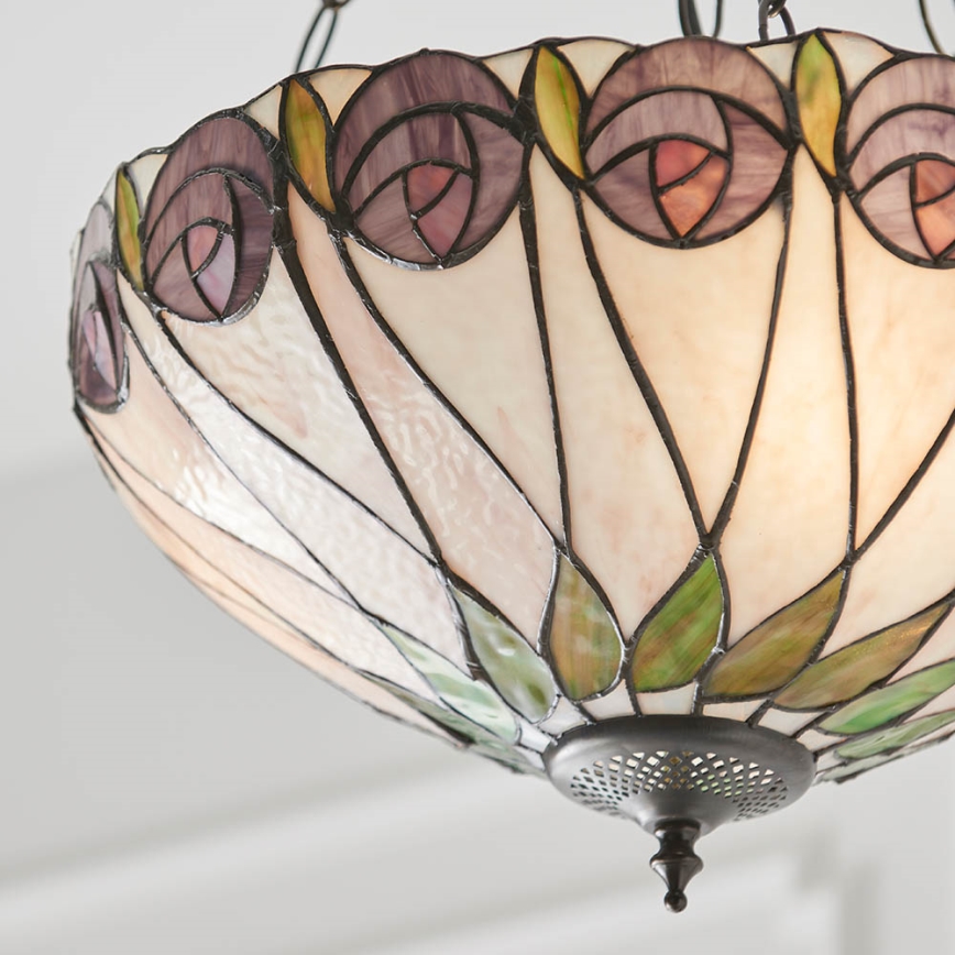 Endon 64175 - Ljuskrona på kedja HUTCHINSON 3xE27/60W/230V diameter 40 cm