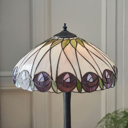 Endon 64177 - Bordslampa HUTCHINSON 1xE27/60W/230V diameter 40 cm
