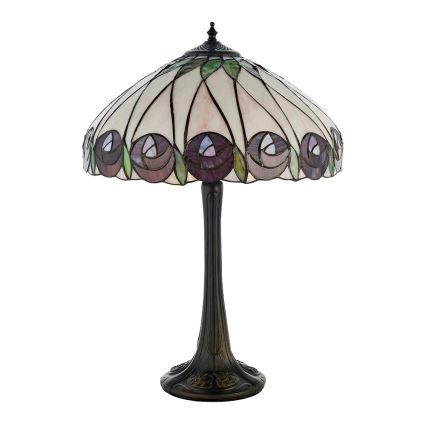 Endon 64177 - Bordslampa HUTCHINSON 1xE27/60W/230V diameter 40 cm