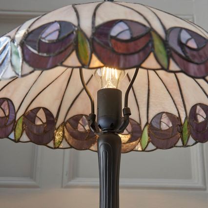 Endon 64177 - Bordslampa HUTCHINSON 1xE27/60W/230V diameter 40 cm