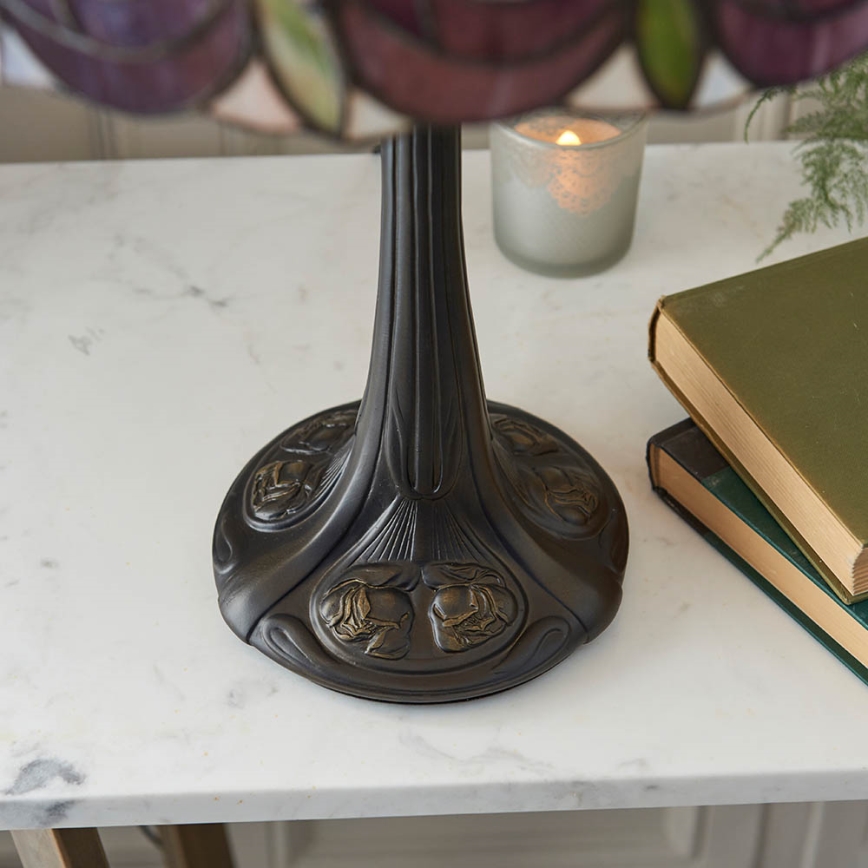 Endon 64177 - Bordslampa Tiffany HUTCHINSON 1xE27/60W/230V Ø 40 cm