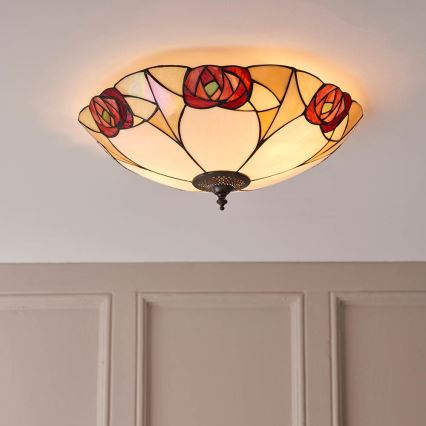 Endon 64182 - Taklampa INGRAM 2xE27/60W/230V diameter 45 cm