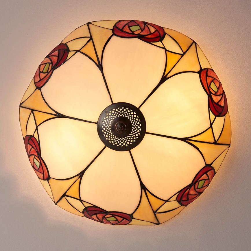 Endon 64182 - Taklampa INGRAM 2xE27/60W/230V diameter 45 cm
