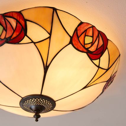 Endon 64182 - Taklampa INGRAM 2xE27/60W/230V diameter 45 cm