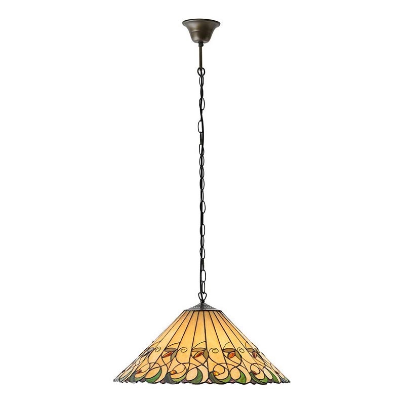 Endon 64194 - Ljuskrona på kedja JAMELIA 3xE27/60W/230V diameter 50 cm