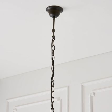 Endon 64194 - Tiffany-ljuskrona JAMELIA, kedjeupphängd, 3xE27/60W/230V Ø 50 cm