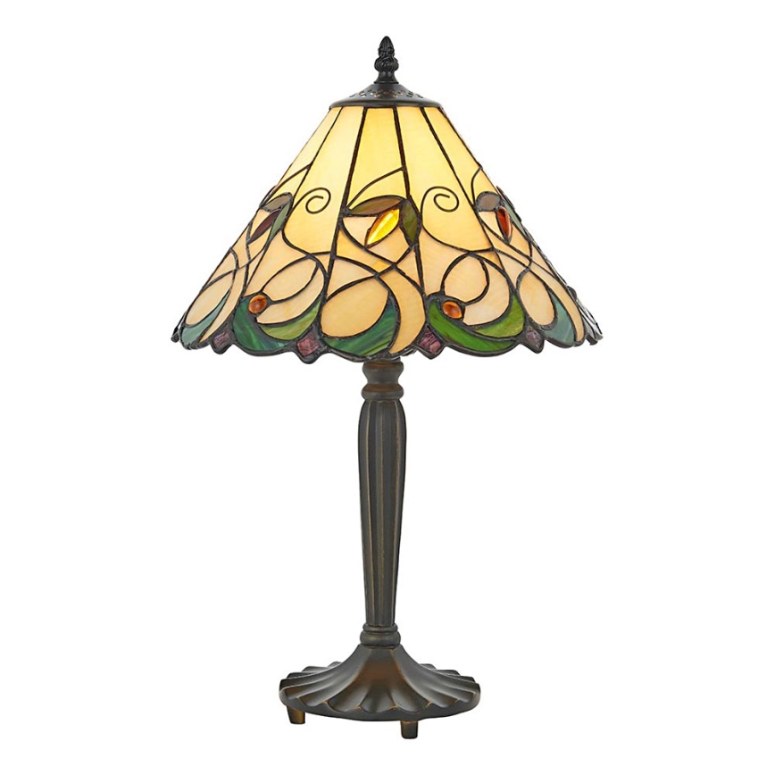 Endon 64195 - Bordslampa JAMELIA 1xE27/60W/230V Ø 31 cm
