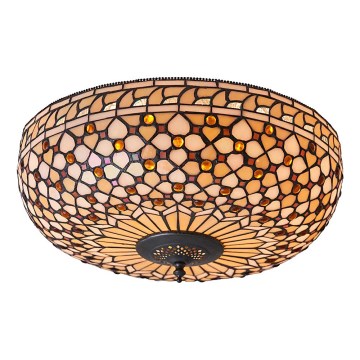 Endon 64276 - Taklampa MILLE FEUX 2xE27/60W/230V diameter 45 cm