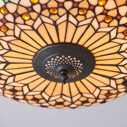 Endon 64276 - Taklampa MILLE FEUX 2xE27/60W/230V diameter 45 cm
