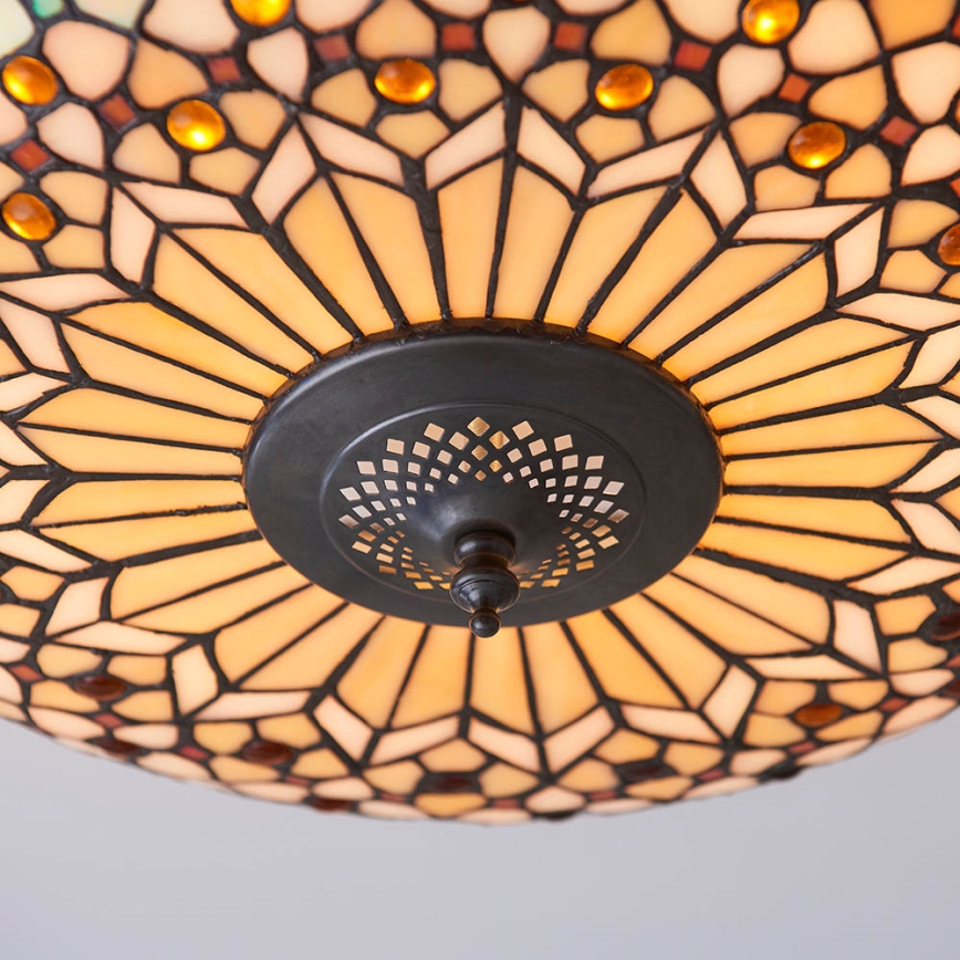 Endon 64276 - Taklampa MILLE FEUX 2xE27/60W/230V diameter 45 cm