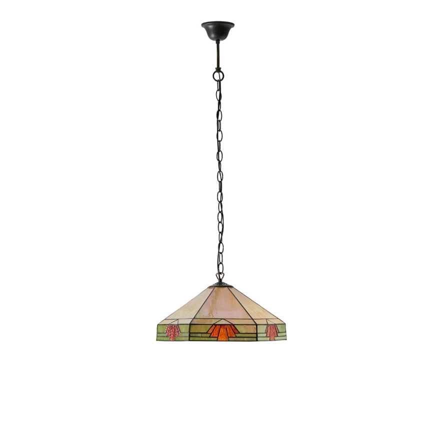 Endon 64285 - Ljuskrona på kedja NEVADA 1xE27/60W/230V diameter 35 cm