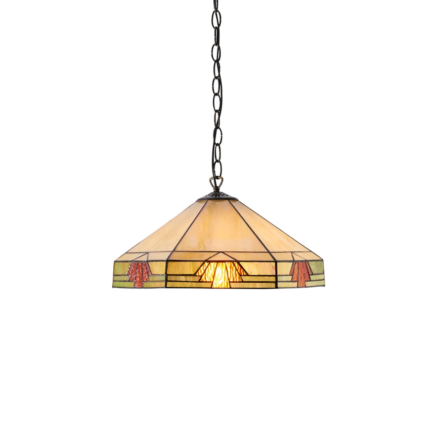 Endon 64285 - Ljuskrona på kedja NEVADA 1xE27/60W/230V diameter 35 cm