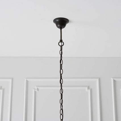 Endon 64285 - Ljuskrona på kedja NEVADA 1xE27/60W/230V diameter 35 cm