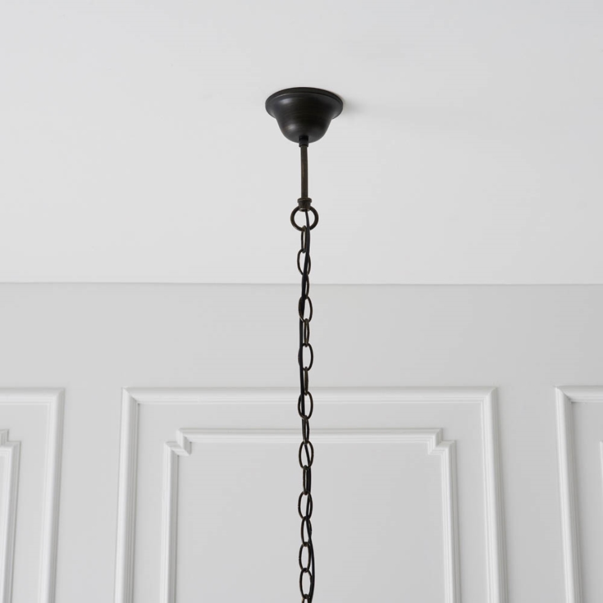 Endon 64285 - Ljuskrona på kedja NEVADA 1xE27/60W/230V diameter 35 cm