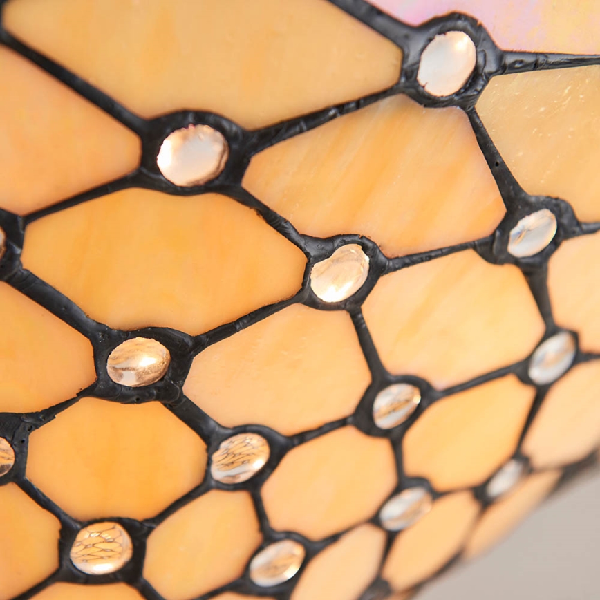 Endon 64300 - Påbyggd taklampa Tiffany PEARL 3xE27/60 W/230 V Ø 37 cm