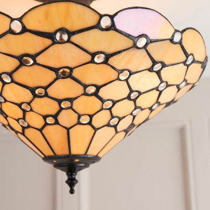 Endon 64300 - Ytmonterad ljuskrona PEARL 3xE27/60W/230V diameter 37 cm