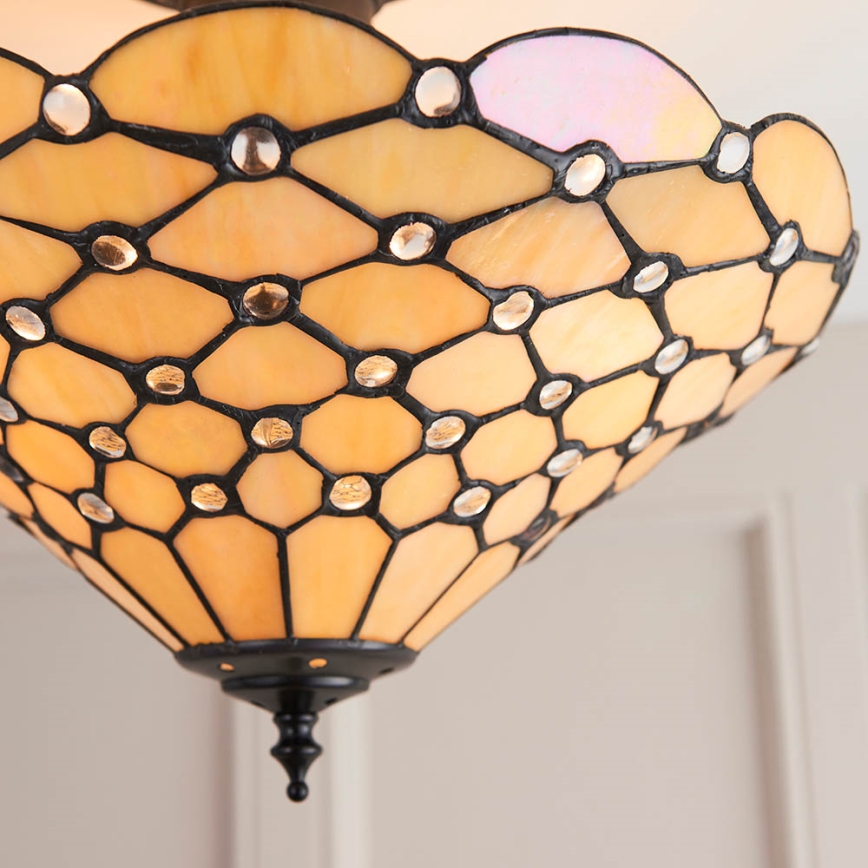 Endon 64300 - Ytmonterad ljuskrona PEARL 3xE27/60W/230V diameter 37 cm